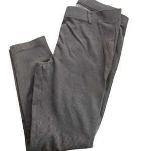 Beta brand medium petite polka dot black white ankle dress pants